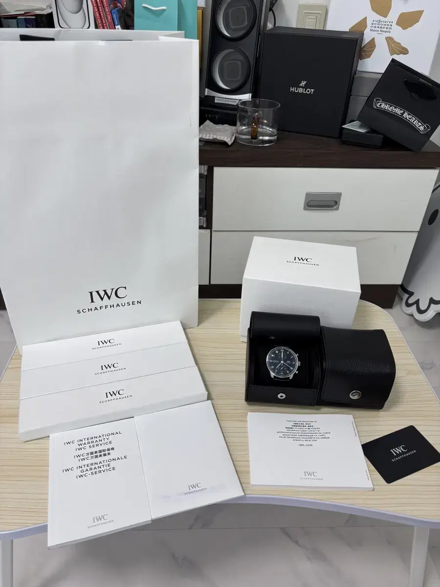 IWC 포르투기저 371609 신형 검판 시계 풀구성 판매